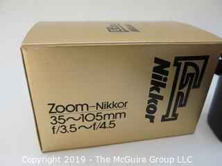 Nikon N6000 Body with Nikkor 35-105 MM, f/3.5-f4.5, with box