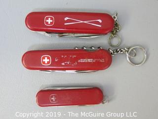 (3) Wegner Swiss Army Knives