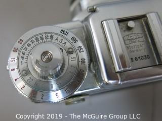 Zeiss Ikon Contax III 35mm Film Camera with two Carl Zeiss Lenses; Sonnar 1:1.5 f=50 mm; and Triotar 1:4 F-8.5cm and Steinheil mulit-turret viewfinder