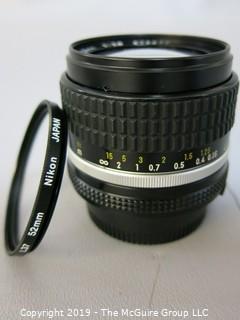 Nikkor 28mm; f2.8 Lens with L37 Nikon Filter and Lens Case