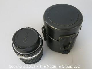 Nikkor 28mm; f2.8 Lens with L37 Nikon Filter and Lens Case