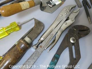 Collection of hand tools