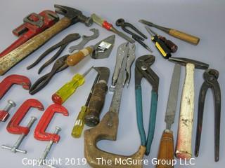 Collection of hand tools