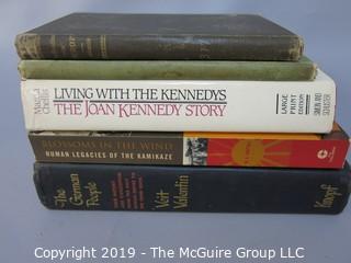 Collection of 5 Hardback Books incl: Joan Kennedy Story