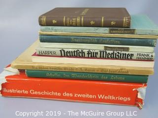 Collection of 10 Mostly German Language Books  