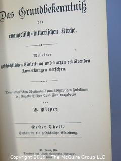 Collection of 10 Mostly German Language Books  