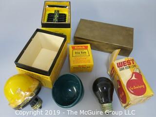 Collection of Photographic Dark Room Supplies