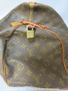 Louis Vuitton(?) Carry All Bag; 13" length