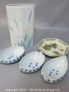 Collection of Ceramics including Japanese Otagiri Marks 