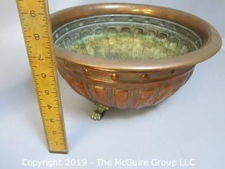 Tri-Footed Copper Urn