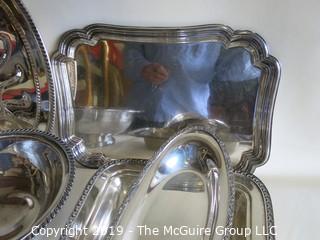 Collection of Silver Plate Servingware