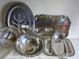 Collection of Silver Plate Servingware