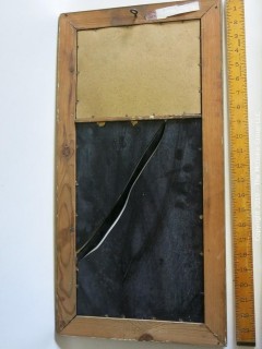 Framed Hall Mirror (broken)