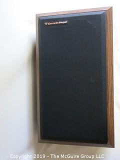 Pair of Cerwin-Vega 2-way AT-8 Speakers; 1992; 10 1/2"Deep x 12"W x 21"Tall