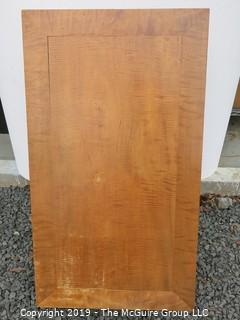 Tiger Maple Low Table; needs refinishing; 23 x 42 x 12" Tall