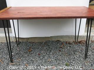 Handmade plywood table/desk; 24W x 43L x 30" Tall