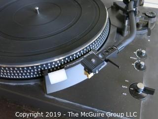 Technics Direct Drive Turntable; Model SL-2000 with dust cover