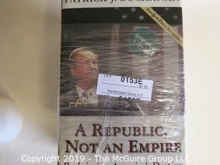 Collection of 5 Hardback Books w/ Dust covers incl ; A Republic not an Empire