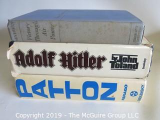 Collection of 3 Hardback Books incl ; Patton & Hitler