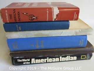 Collection of 5 books incl : American Indians 