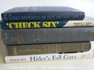 Collection of Hardback Books incl "Check Six"