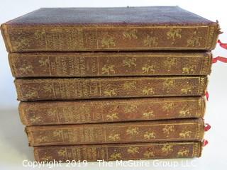 Collection of six Hardback Books - Complete Works of Shakespeare printed by Nelson