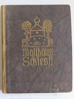 Antique 1924 Matthaus Schiestl Bilder des Meisters mit Berslein Book. 