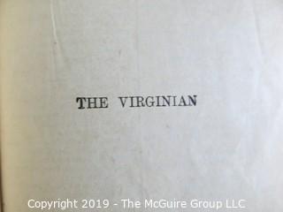 1928 classic book "The Virginian" by Wister