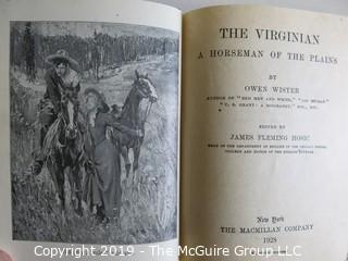 1928 classic book "The Virginian" by Wister