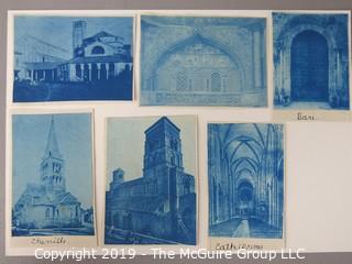 Photos: Historic: Unaccredited: Cyanotypes: Architecture & Various Cathedrals 