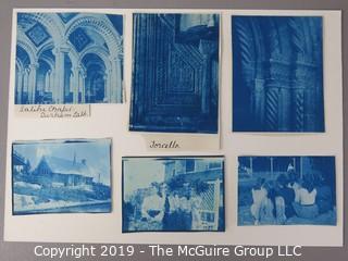 Photos: Historic: Unaccredited: Cyanotypes: Architecture, Cathedrals, Group of women