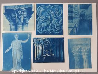 Photos: Historic: Unaccredited: Cyanotypes: Architecture & Cathedrals COLUMNS