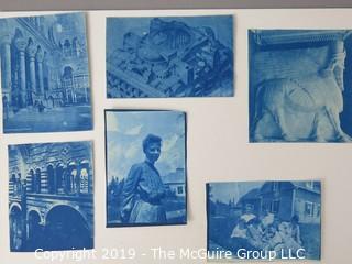 Photos: Historic: Unaccredited: Cyanotypes: Architecture & Family