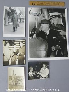 Photo: Americana: History: M-C: Aviation; Child playing violin