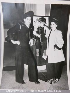 Photo: Historic: Americana: Broad Grouping of M-C images: Publicity page for Linda Craven, Multi ethnic teenagers ('60's), Rescue Worker at Australian cave-in 1953, etc