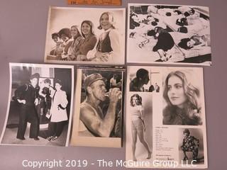 Photo: Historic: Americana: Broad Grouping of M-C images: Publicity page for Linda Craven, Multi ethnic teenagers ('60's), Rescue Worker at Australian cave-in 1953, etc