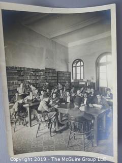 Photo: Historic: mixed grouping wire photo Delaware Bridge, male students in Egypt?, farm workers in field, Chicago Athletic Assn.