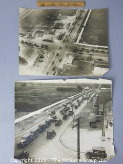 Photo: Historic: Americana: Automotive: 1927 Beach Traffic, Chicago