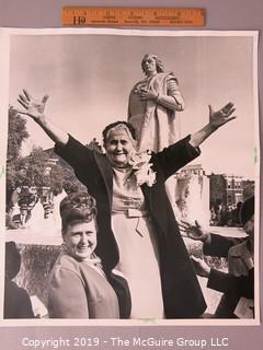 Photo: Historic: Americana: press photo of Columbus Day celebration 1966