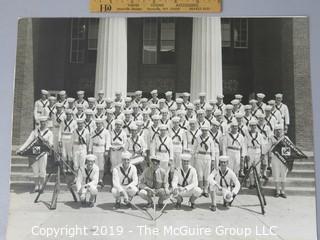 Photo: Historic: Americana: Group/Class photo of Navy students, Military Training School, Newport?