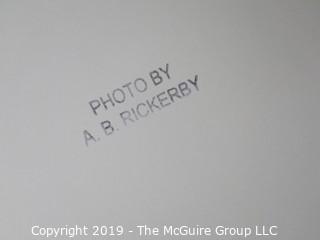 Photo: Large Format B&W: Arthur Rickerby: Baseball: #7 Micky Mantle signing autographs.