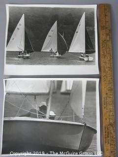 Photo:Large Format B&W: Historical: uncredited: sailing