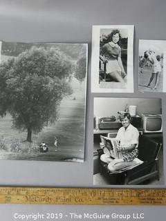 Photo: Rickerby: Historic: Americana: Golfing: & Wire photos; Female golf stars Bauer and Rawls