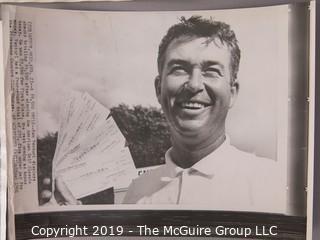 Photo: Historic: Americana: Golfing stars 1960's, St Andrews clubhouse Press photos identified