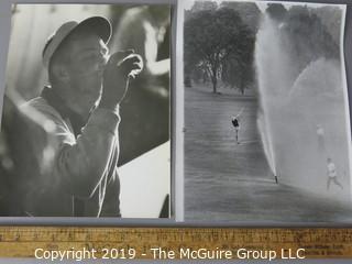 Photo: Large Format B&W: Arthur Rickerby: Historic: Americana: Golfing