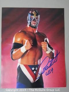 Paper: Prints of pro-wrestlers not original autographs: Photo of Killer Kowalski