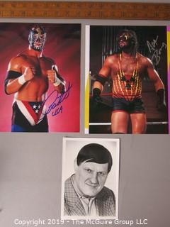 Paper: Prints of pro-wrestlers not original autographs: Photo of Killer Kowalski