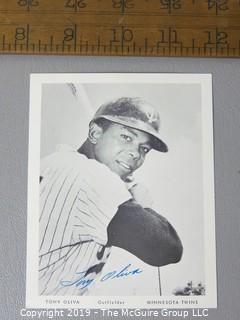 Paper: Print: Photo Facsimiles; Baseball; no original photos or autographs