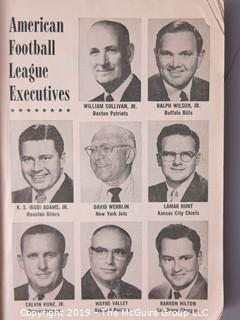 Paper: Historical: Sports: Football: AFL 1964 Official Guide 