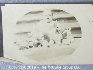 Photos: Historic: Americana: Early 1900's vintage grouping: Babies, Adults, and Kittens 